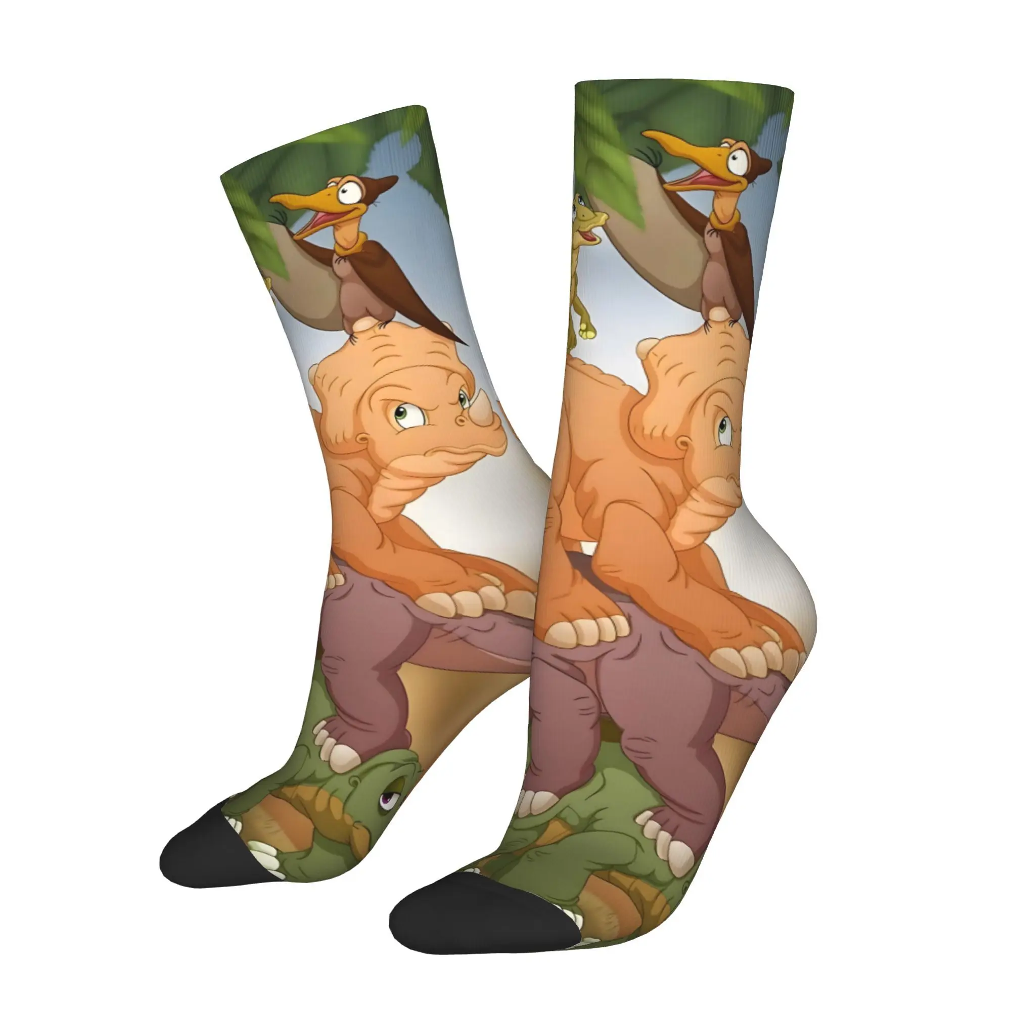 

Funny Sock for Men Dinosaurs Pattern Hip Hop Harajuku Happy Breathable Pattern Printed Crew Sock Casual Gift