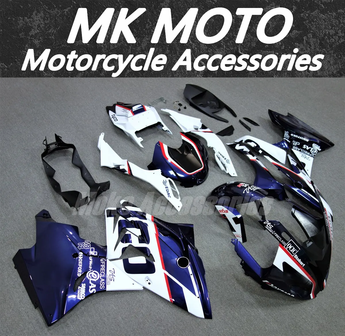

Fairings Kit Fit For S1000rr 2017 2018 Bodywork Set High Quality ABS Injection New Blue Black White