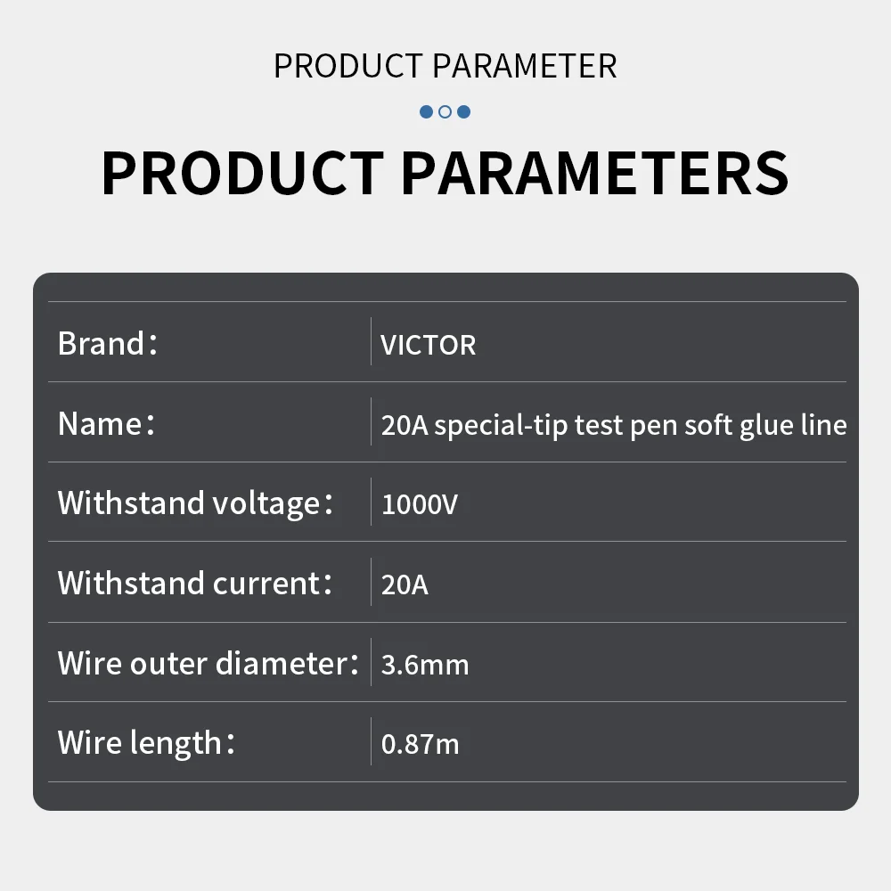 Universal Multi Meter Measuring Probes Pen Soft-silicone-wire Needle-tip With Alligator Clip Multimeter Probe Test Lead Wire