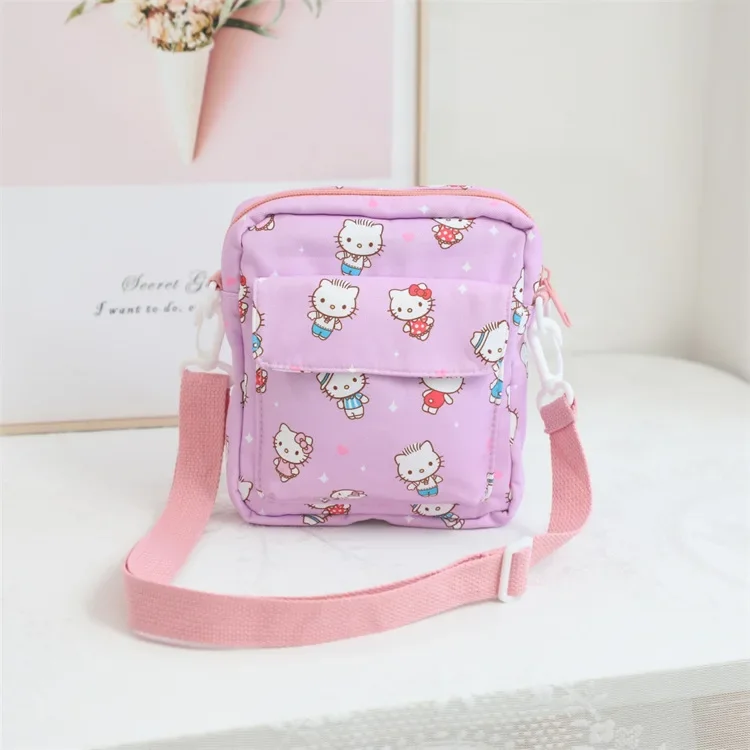 Sanrio Backpack Cinamoroll Anime Cross-body Bag Kawaii Girly Mobile Phone Bag Going Out Shoulder Bag Kuromi Birthday Gift