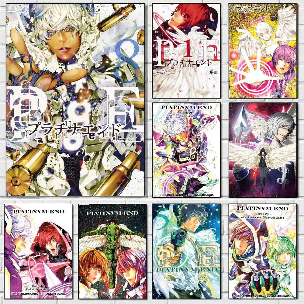 P-Platinum End Poster Waterproof Wall Art Sticker For Bar Living Room Vintage Room Decor High Quality Print Gift