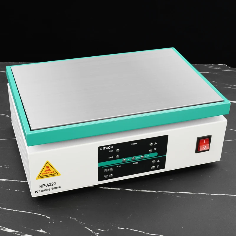 ITECH HP-A SERIES Electric PCB Hot Plate Preheater for Electronics Repair SMT SMD Soldering and BGA Rework Applications