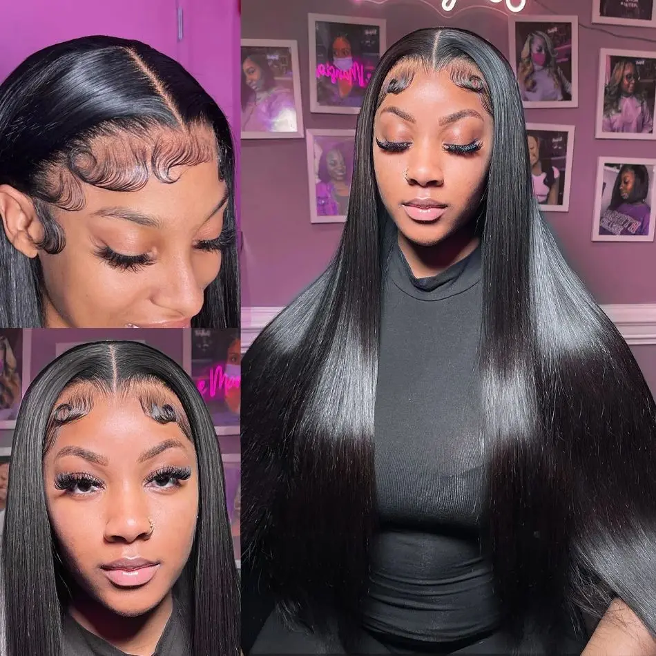 

Wear Go Glueless 5x5 Lace Closure HD Lace Straight Wig with Secure 13x4 13x6 Lace Front Wigs Human Hair Lace Frontal Wigs