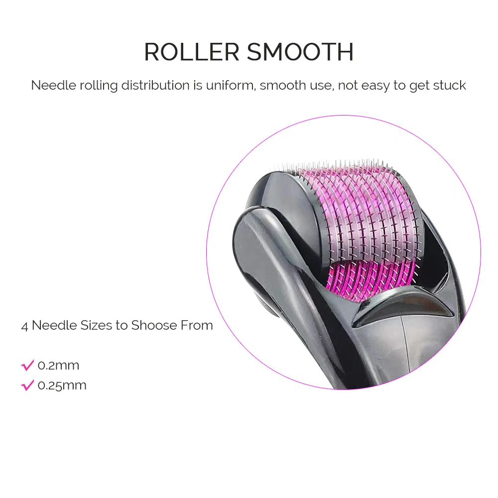 540 針ダーマローラー育毛ひげフェイシャルスキンケアボディ MTS マイクロニードルローラーチタンマイクロフェイスロールツール