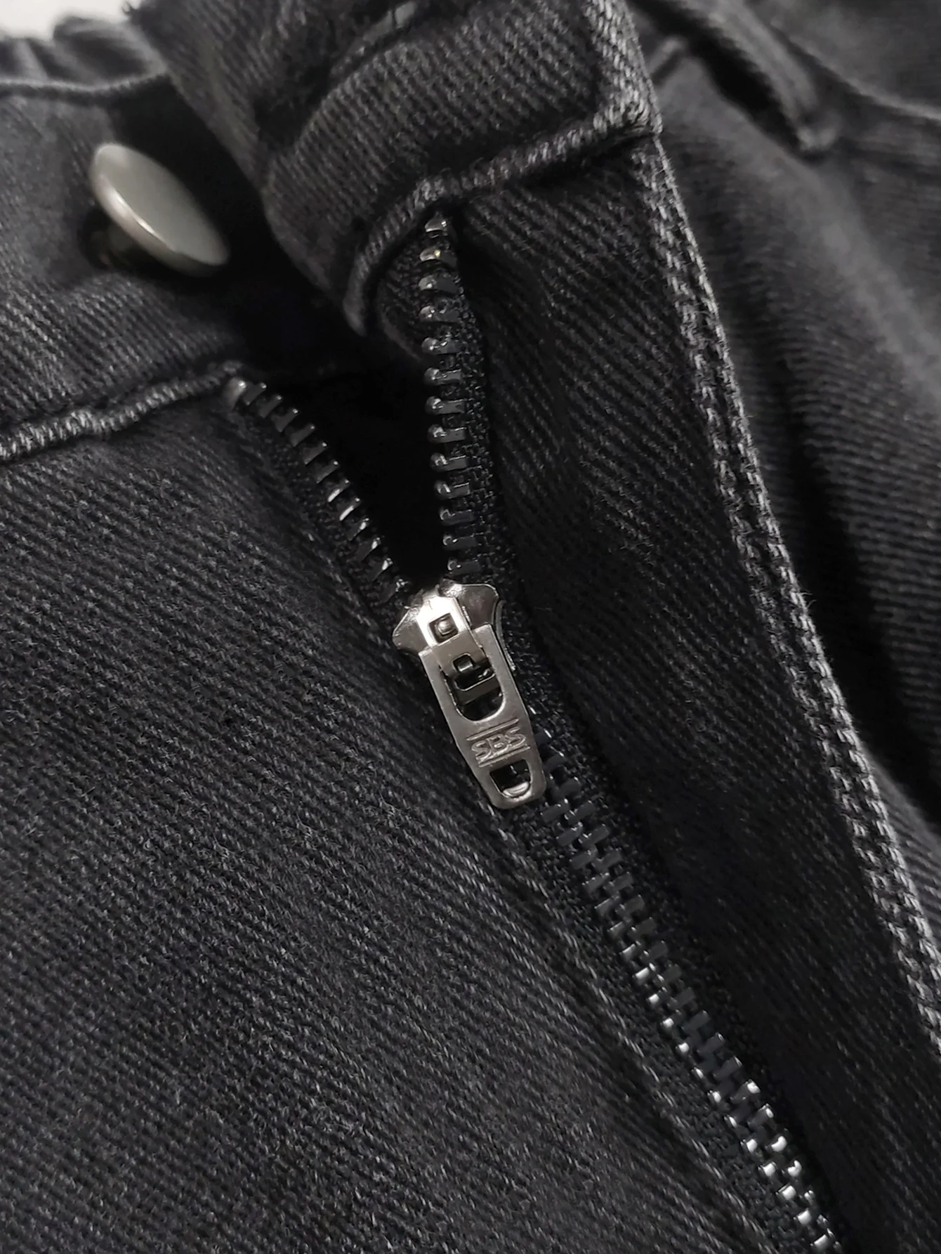 جينز نسائي أسود مقاس كبير ملابس شارع فضفاضة وعصرية Y2K جينز نسائي واسع الساق، بسيط وفضفاض