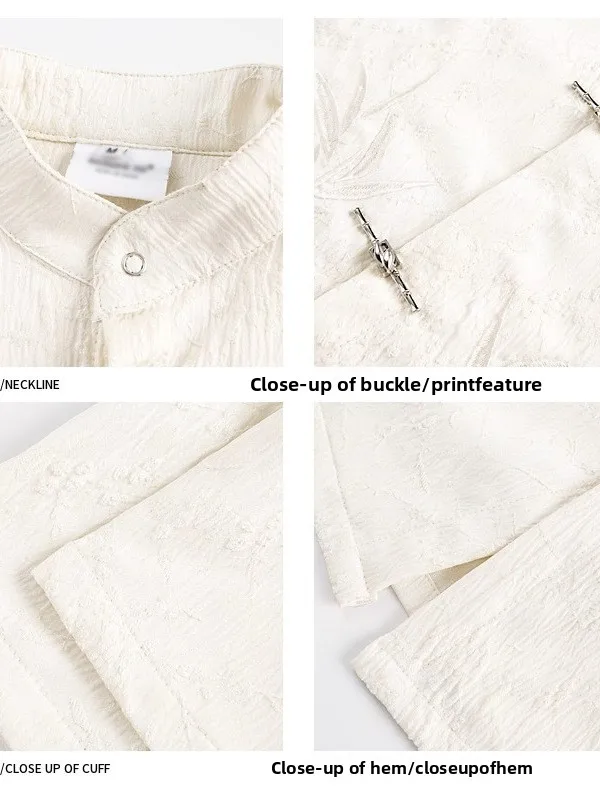 

Мужская повседневная одежда с перекрестной грудью и воротником-стойкой на пуговицах с вышивкой и воротником-стойкой, свободная посадка ort Sve обычной длины