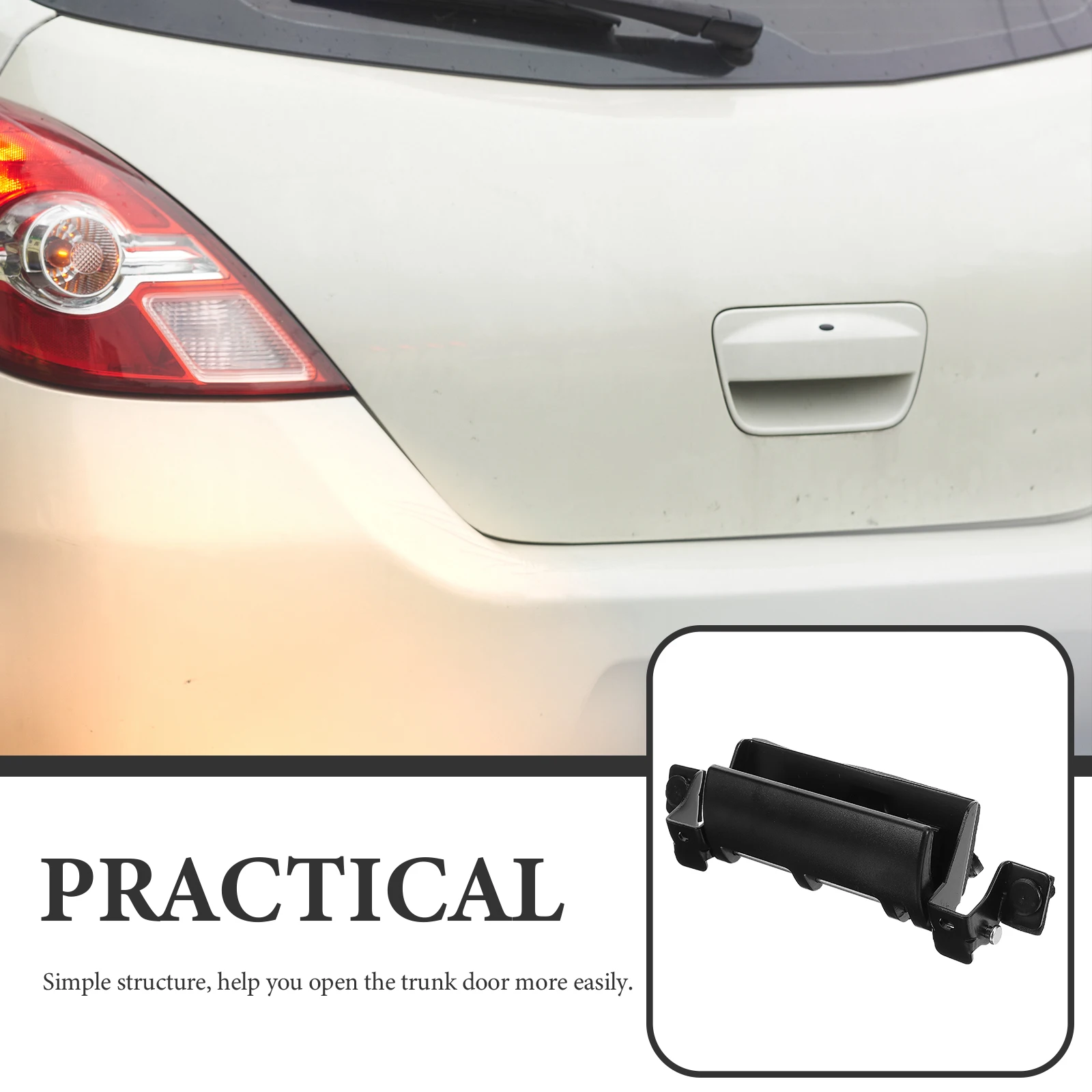 

Rear Trunk Door H Tailgate Latch Replacement Black Car H les Automotive Plastic Vehicle Exterior Door Parts