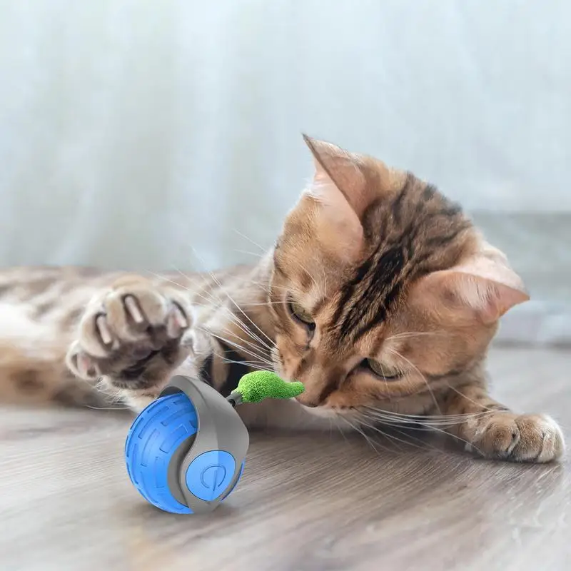 Interactive Cat Toys Ball Interactive Cat Toys Automatic Pet Toy Rolling Ball Pet Supplies Smart Pet Ball Toys For Indoor Cats