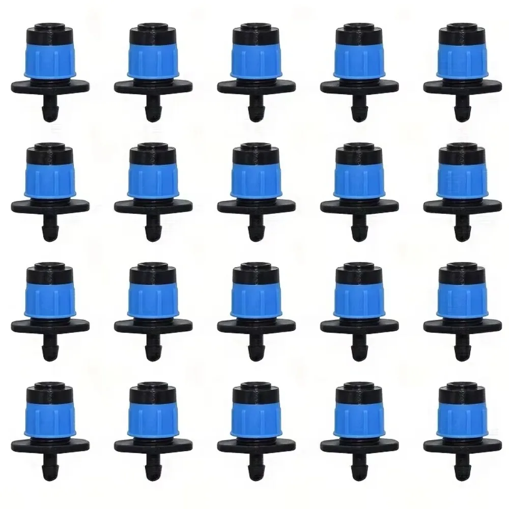 50PCS New 360 Degre Water Dropper Head Adjustable Garden Adjustable Irrigation Drippers Watering Irrigation Sprinklers