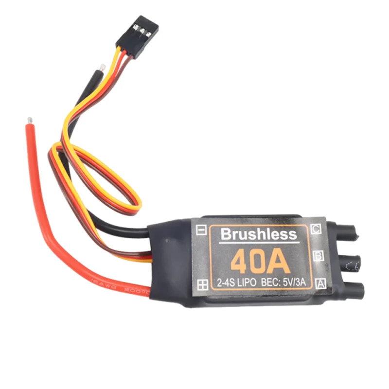 Controlador de velocidade esc 40a /30a sem escova 2-4s com 5v 3a ubec rc fpv quadcopter aviões helicóptero f450 f550 s500 motor expandir