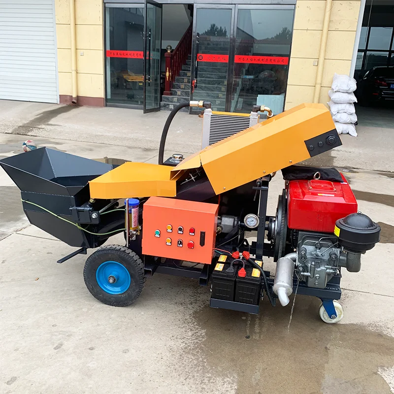 

Widely Used Sand Concrete Pump Machine Customized Voltage Stationary Concrete Pump