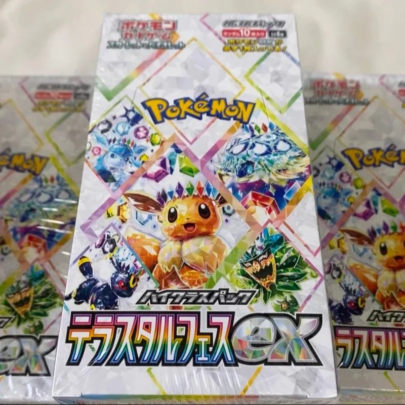 

Pokemon New Original Trading Card Game Sv8a Terastal Festival Ex Japanese Version Sealed Collectible Card For Anime Collectors