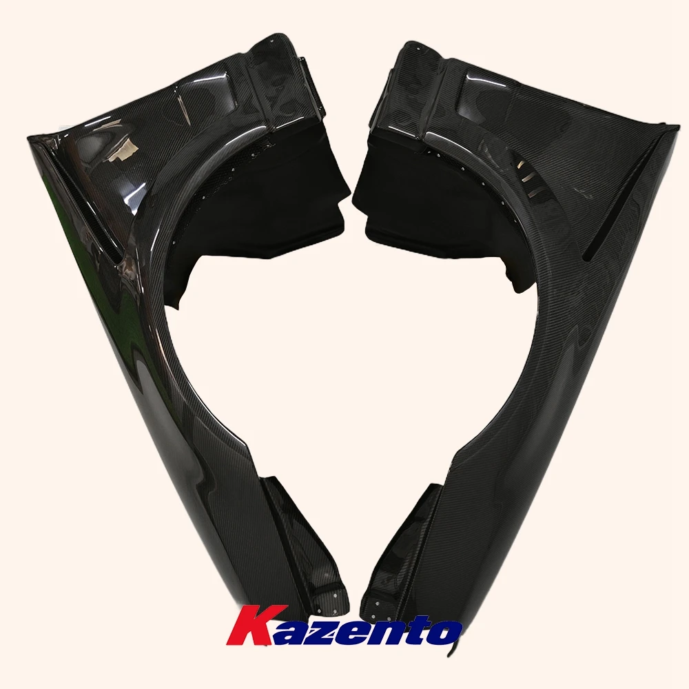 Fibra de carbono pára-choques dianteiro para Nissan Skyline, Fender Pair, só fazer estilo, R34 GTR