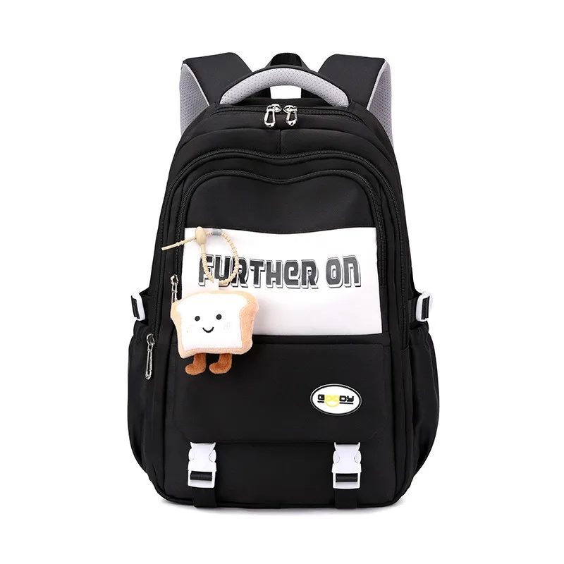 High Quality Versatile School Bag For Girls Large Capacity Backpack for Teens Students Nylon Fabric Casual Daypack Rucksack