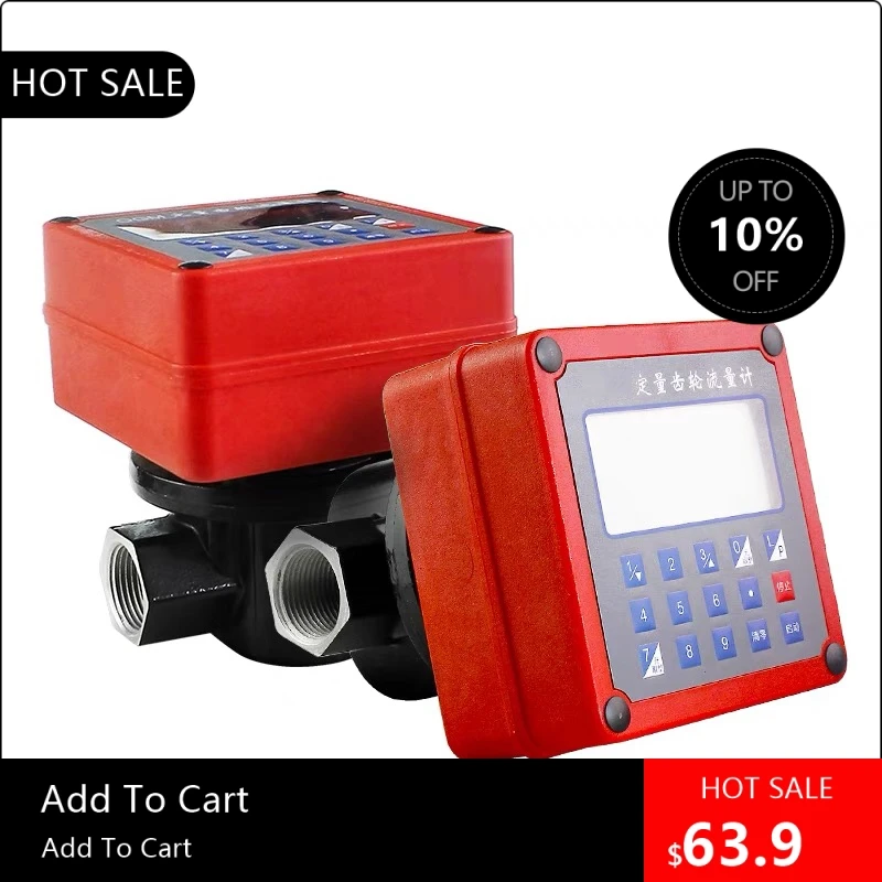 

08170 2025 1-дюймовый электронный счетчик передач, новый 12 В/24 В/220 В, количественный расходомер дизельного топлива для автомобилей и двигателей