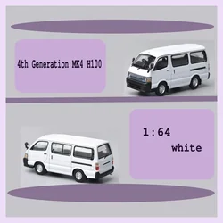 Model One 1:64 Scale Hiace 4th Generation MK4 H100 Alloy Car Model Simulation Toy desktop Collection Gift Static Display
