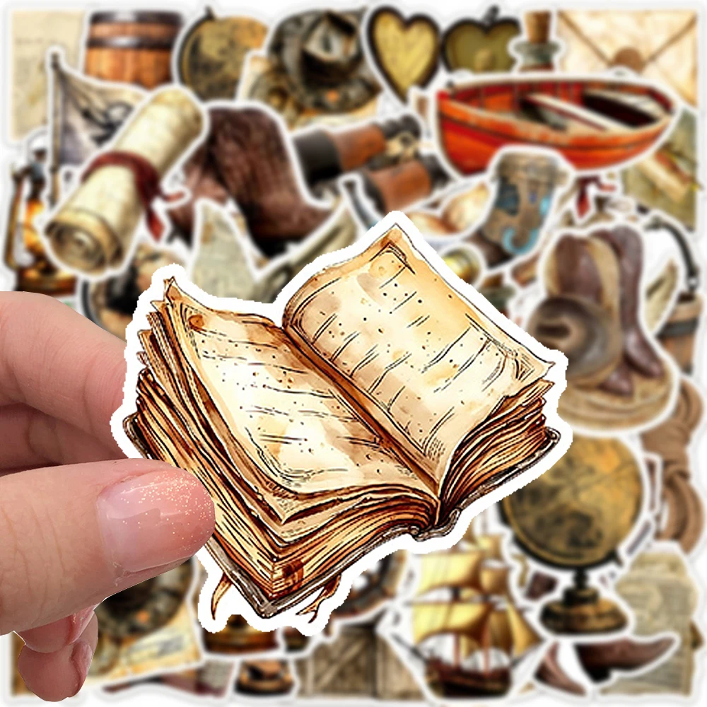 

10/30/50pcs Cartoon Retro Navigation Stickers Waterproof Graffiti Suitcase Stationery Phone Laptop Cool Vintage Decals Decor Toy