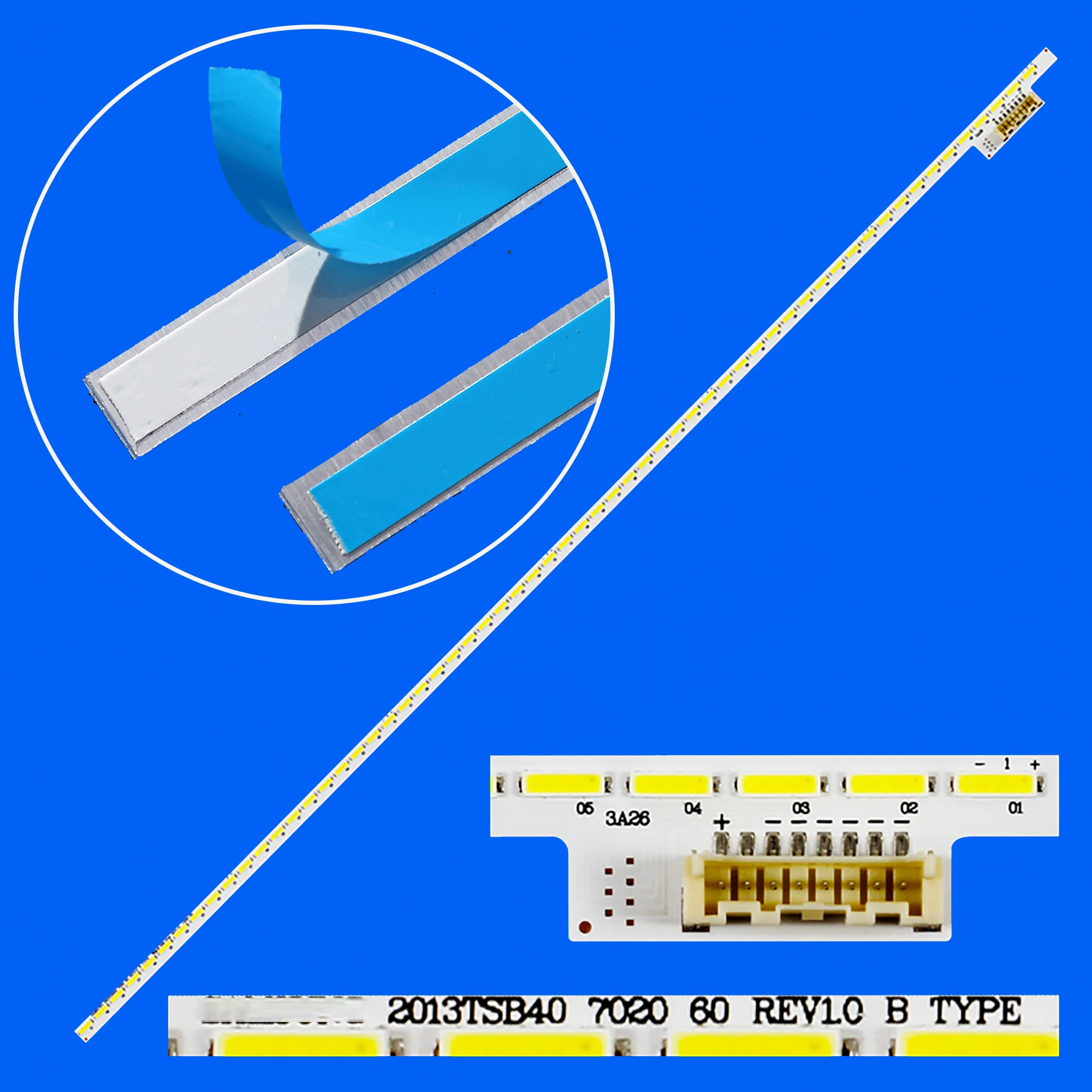 

Светодиодная лента подсветки для 40L5333D 40L6353DB 40L6353RK 40L6363D 40L7335D 40L7363RK 2013TSB40 7020 60 REV1.0 B