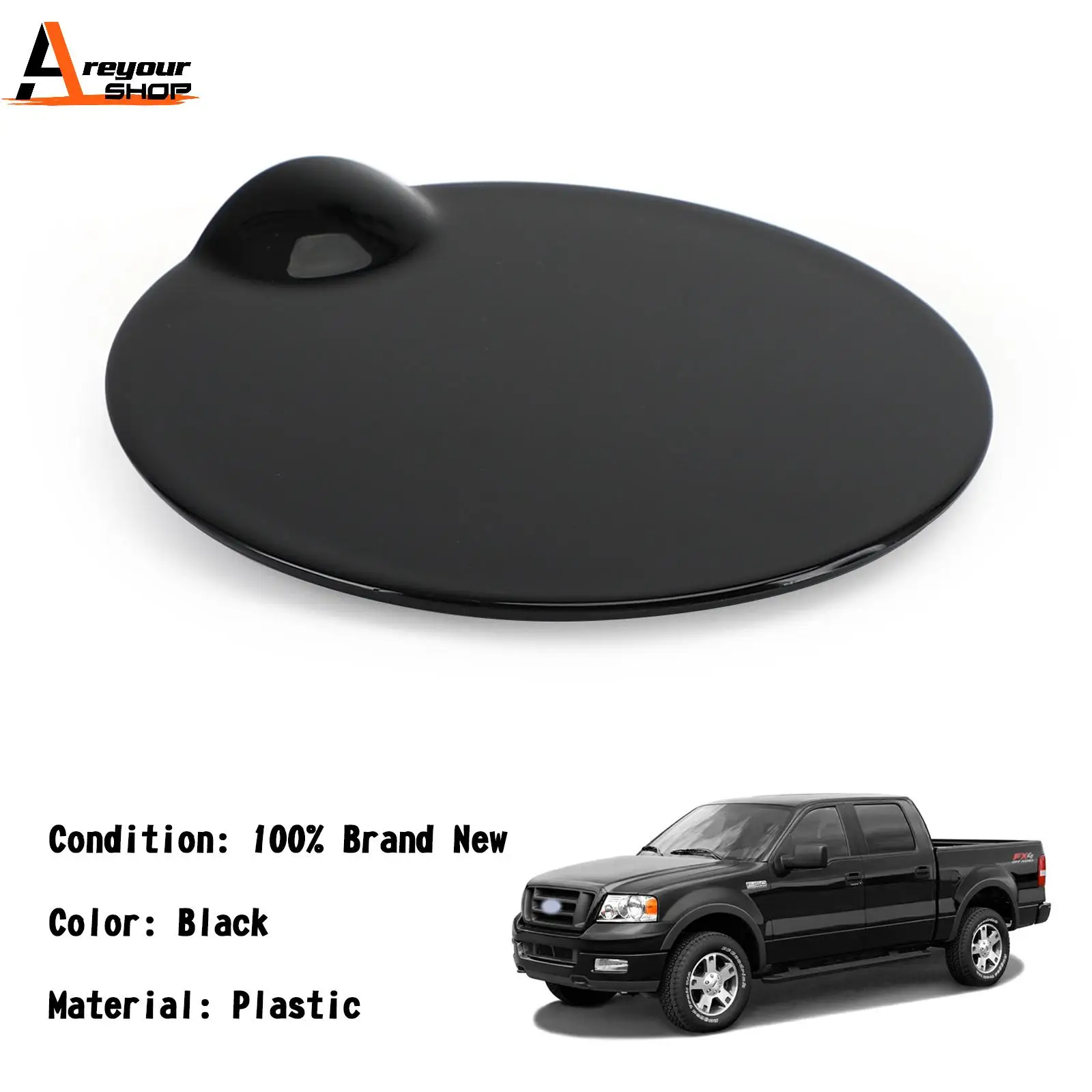 Areyourshop Fuel Gas Tank Door Filler Lid For Ford F-150 2004 2005 2006 2007 2008 4L3Z-99405A26-EAA Car Auto Parts