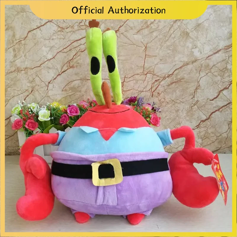 Mainan mewah SpongeBob SquarePants 20-30cm Patrick Star Anime Gary boneka kartun Squidward Mr.Krabs boneka Plankton Sandy Gift