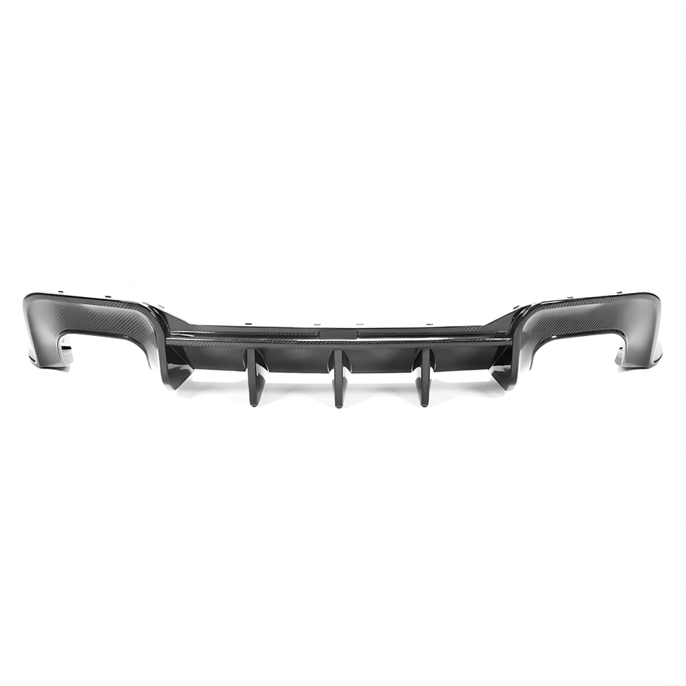 Dry Carbon Fiber Rear Bumper Lip Diffuser For Audi 20-23 B9 A5 Sline / S5 Sportback Sedan Splitter Spoiler