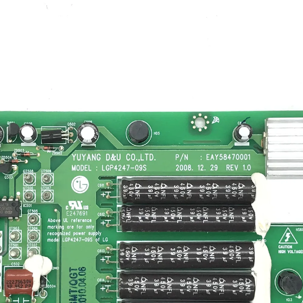 EAY58470001 LGP4247-09S Original Power Card Power Supply Board for LG TV 42SL90QD-CA 47SL80YD-CA TV Professional Accessories