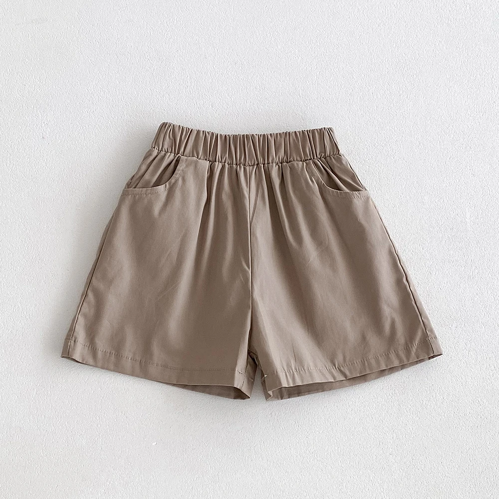 Vintage Baby Girls Boys Shorts Summer Cozy Cotton Breathable 3 Pockets Design Kids Short Pants Children Short Baby Bloomers