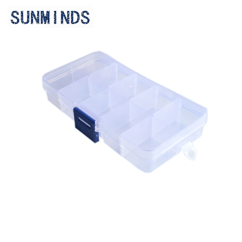 10 Grid can be remov transparent plastic small box kit storage box jewelry jewelry box electronic components parts finishing bo