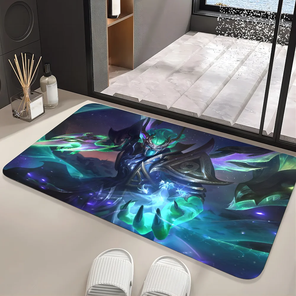 1PC League Of Legends kassadin Floor Mat Door Mat For Bathroom Kitchen Long Corridor Carpet Non-Slip Living Room Rug Home Decor