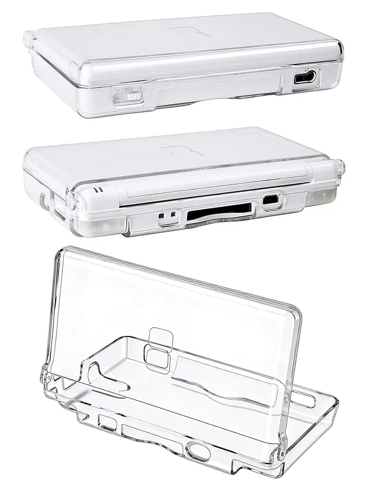 Schützende transparente Hartschalenhülle für die Nintend DS Lite NDSL Handheld-Konsole