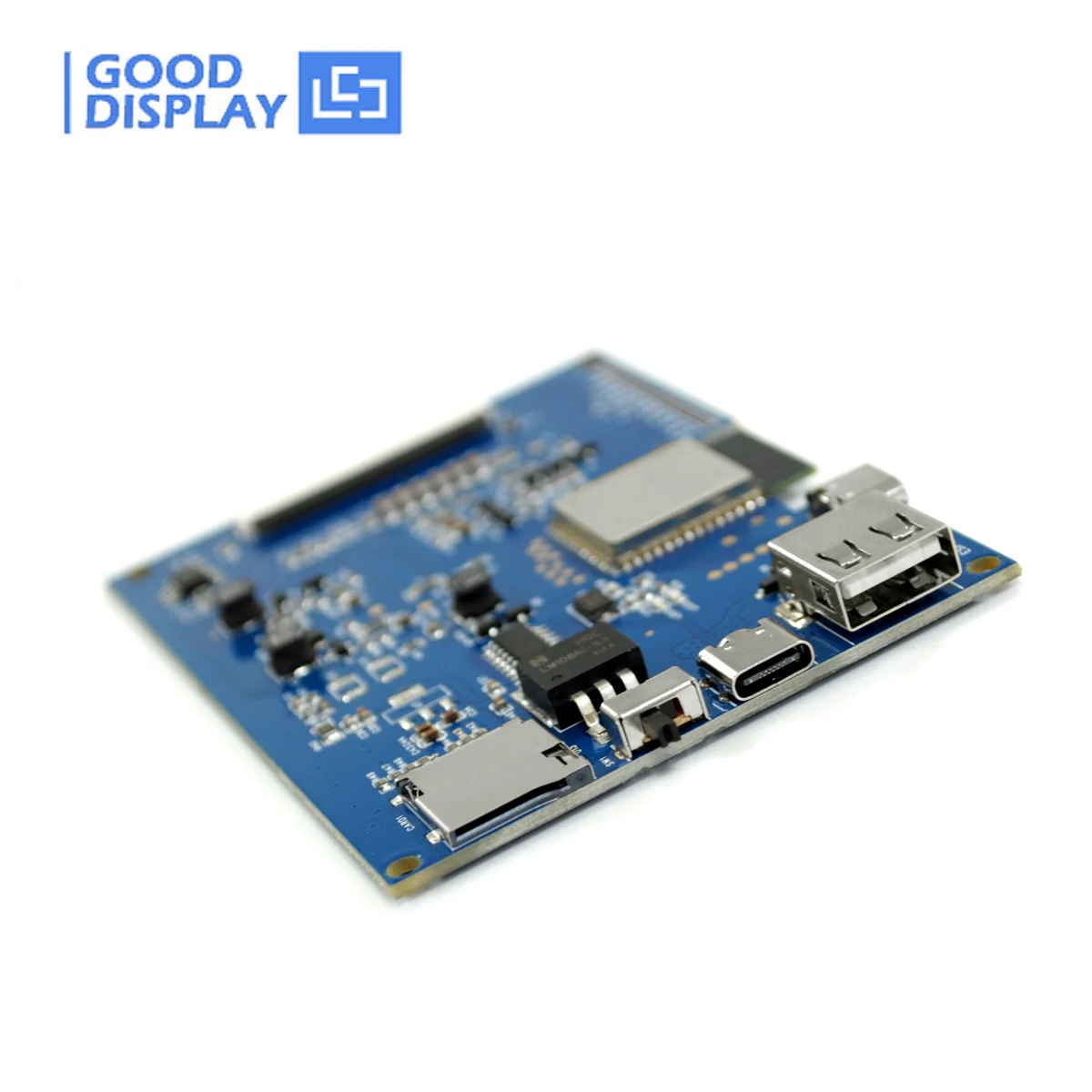 GooDisplay 13.3" E6 Color E Ink Display Driver Board, Wi-Fi/USB/SD Card Support, ESP32-133C02