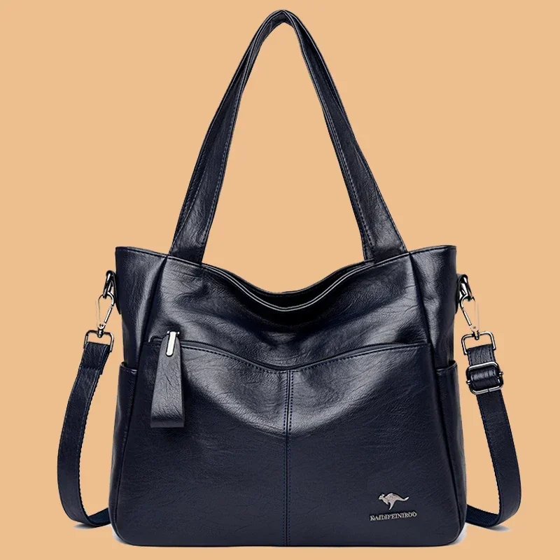 Luxury Casual Tote Women Bag High Quality Leather Ladies Hand Bags for Women 2024 Shoulder Bag Big Crossbody Bags Sac A Main