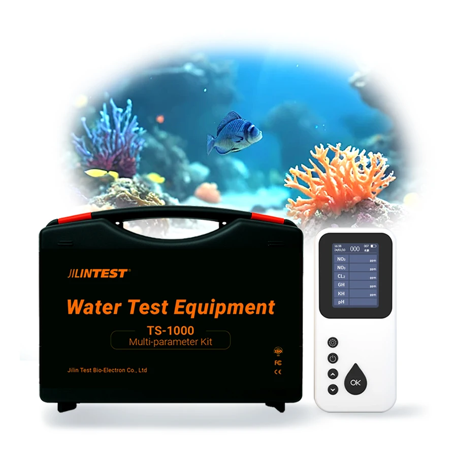 Portable TS-1000 Digital Water Quality Tester Aquarium Strip Reader for Salt and Fresh Water
