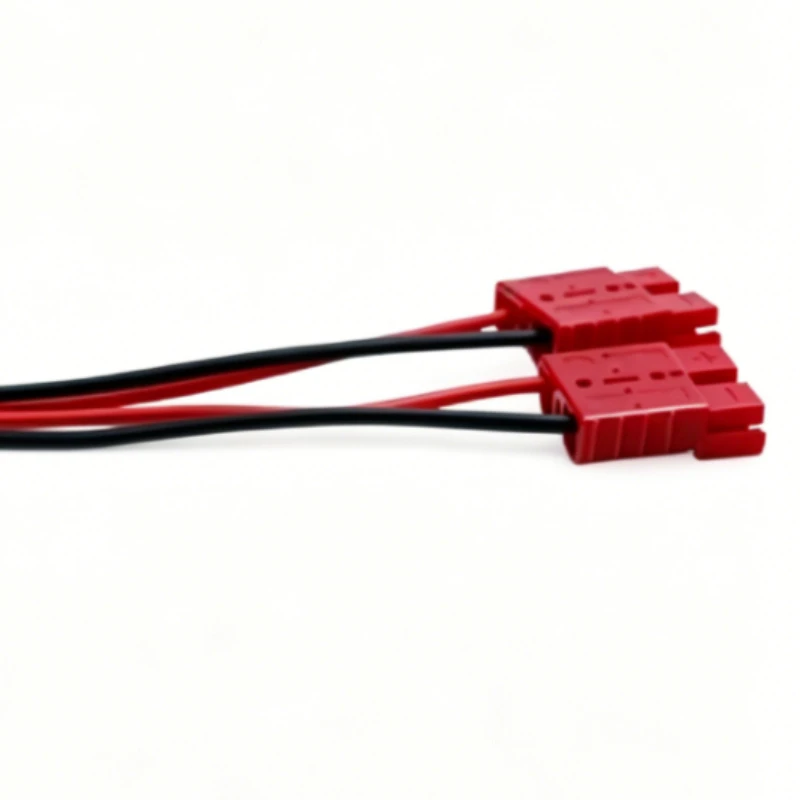 2M 10AWG 50A Heavy Duty Y Splitter Cable Quick Connect Plug for Winch Trailer Battery Charging and High Current Equipment 4