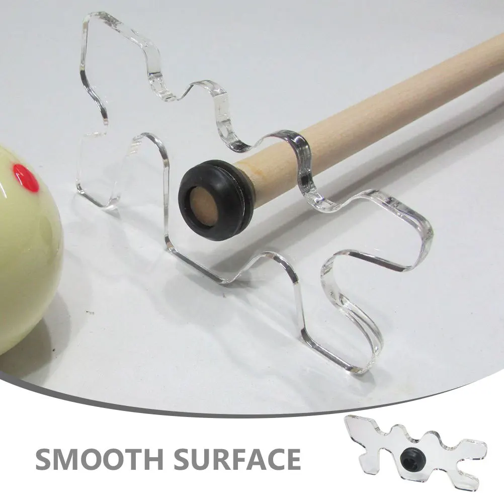 

Cue Bridge Acrylic Billiard Rack Stable Support for Hard-to-Reach Shots Portable Snooker Accessories