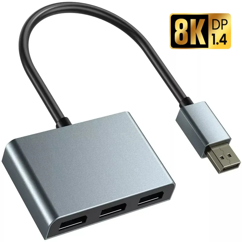 Адаптер USB 8K 60 Гц 4K 120 Гц для расширенного дисплея и зеркального режима