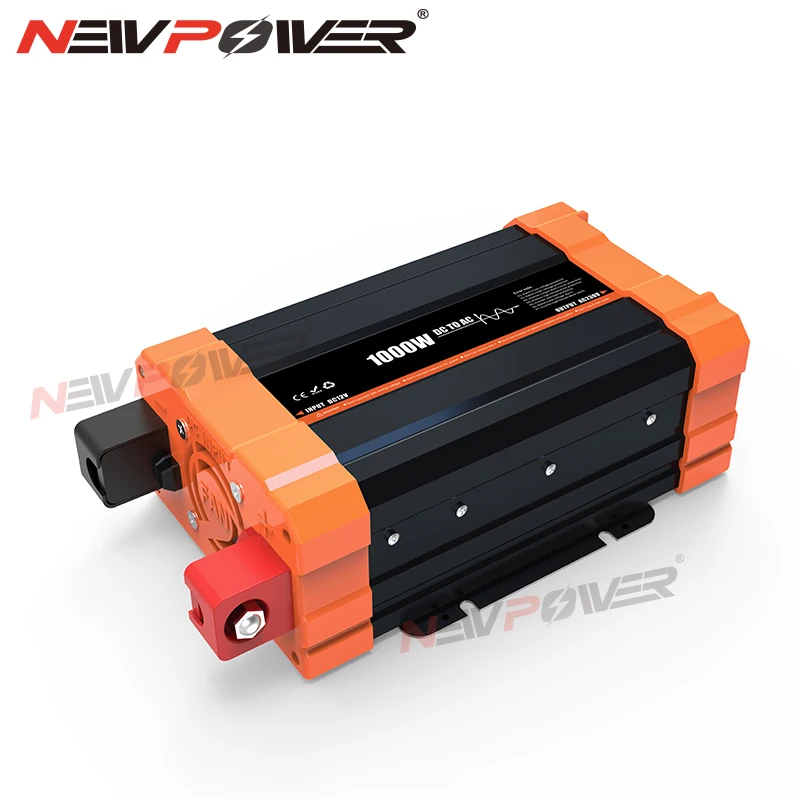 Household solar inverter 1KW 12V DC to 220V AC Charge Pure sine wave Inverter 1000W 12V DC Charge Converter