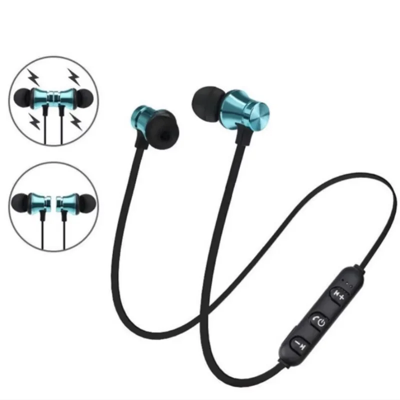 Fones de Ouvido Sem Fio Bluetooth 4.2 com Som Estéreo, Neckband Magnético, para Jogos, Música, Uso Diário, Corrida ao Ar Livre e Fitness