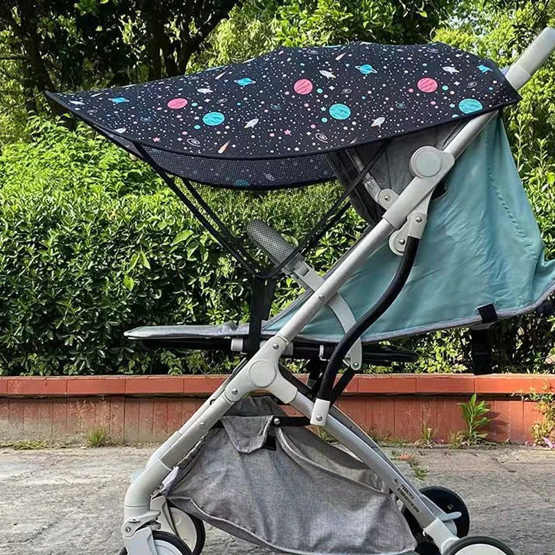 

Baby Stroller Sunshade Universal Extended Sun Shade Stroller Shading Umbrella UV Protection Canopy Stroller Accessories