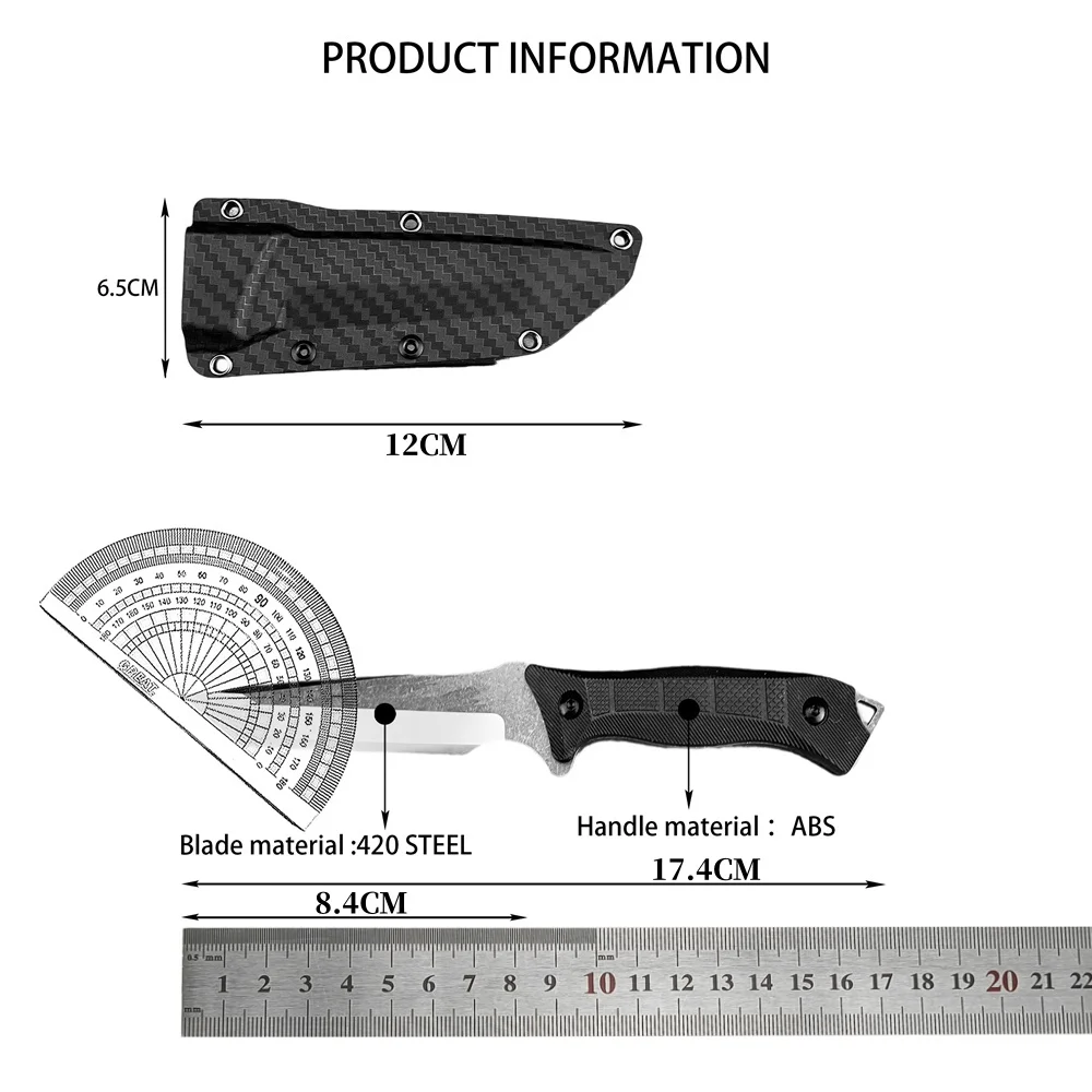 جديد أربعة جوانب مائل مستقيم سكين شفرة مثبتة التكتيكية الإنقاذ جيب المدمجة تصميم الصيد الصيد EDC أدوات إنقاذ