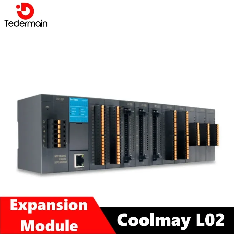 Coolmay L02 programmable logic controller plc monitor extendable digital analog modules power supply module Expansion module