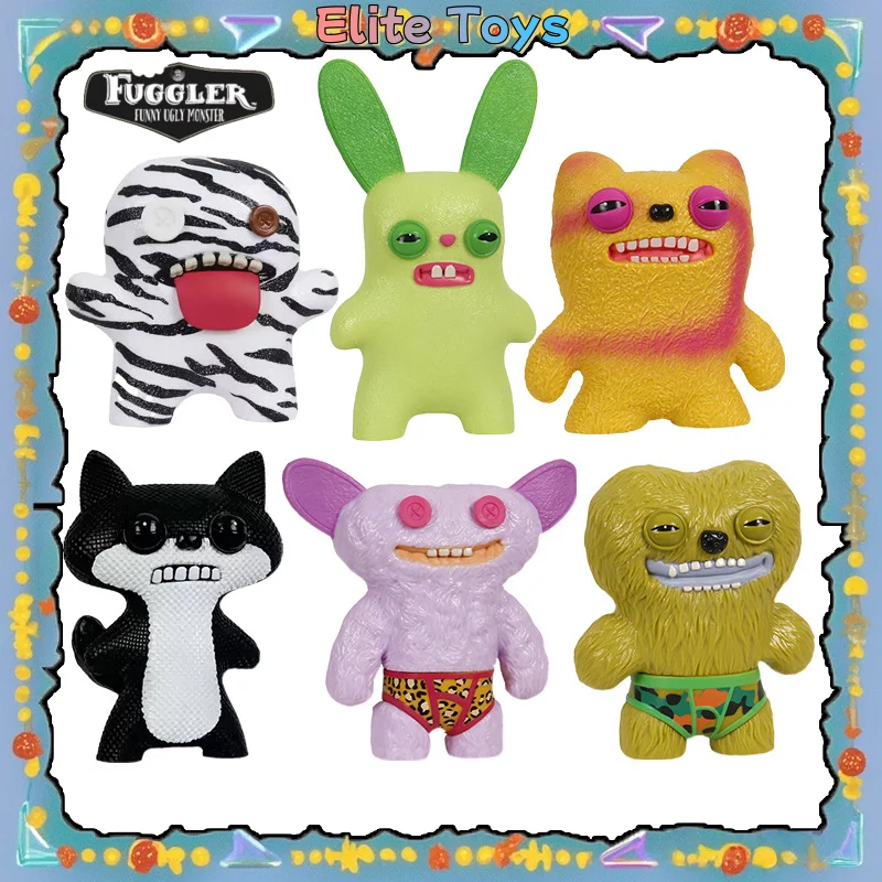 

Fuggler Blind Box Funny Cute Ugly Tooth Monster Mix&Match Figure Creative Customizable DIY Display Model Collectible Kids Toy