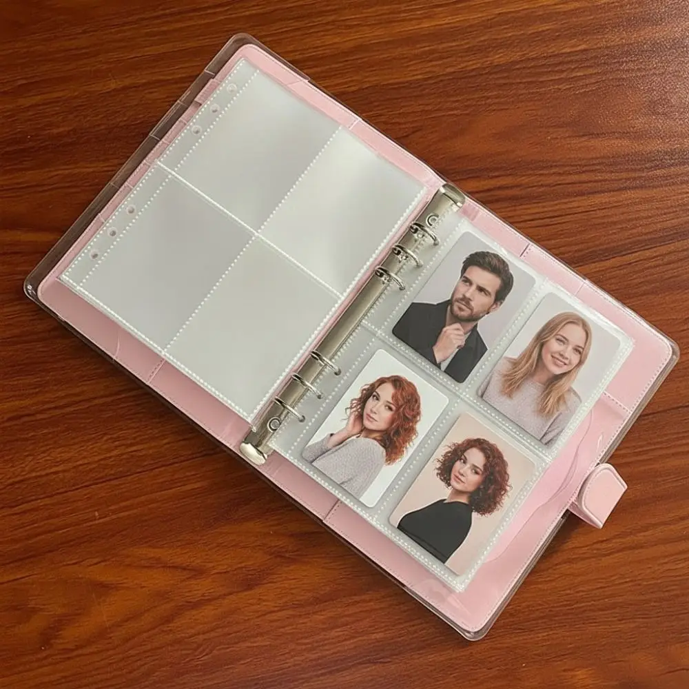 Inner Page Card Binder A5 Photocard Binder Sheets Transparent PP Acid Free Photo Album Refill Pages Photo Album Sleeves