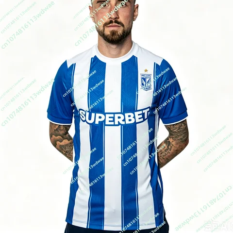 The Latest Lech Poznań Poland 27/26 Jersey Quick-Dry Football Mens T-Shirt 3D Printed KID Sports Fans Jersey Cycling shirt