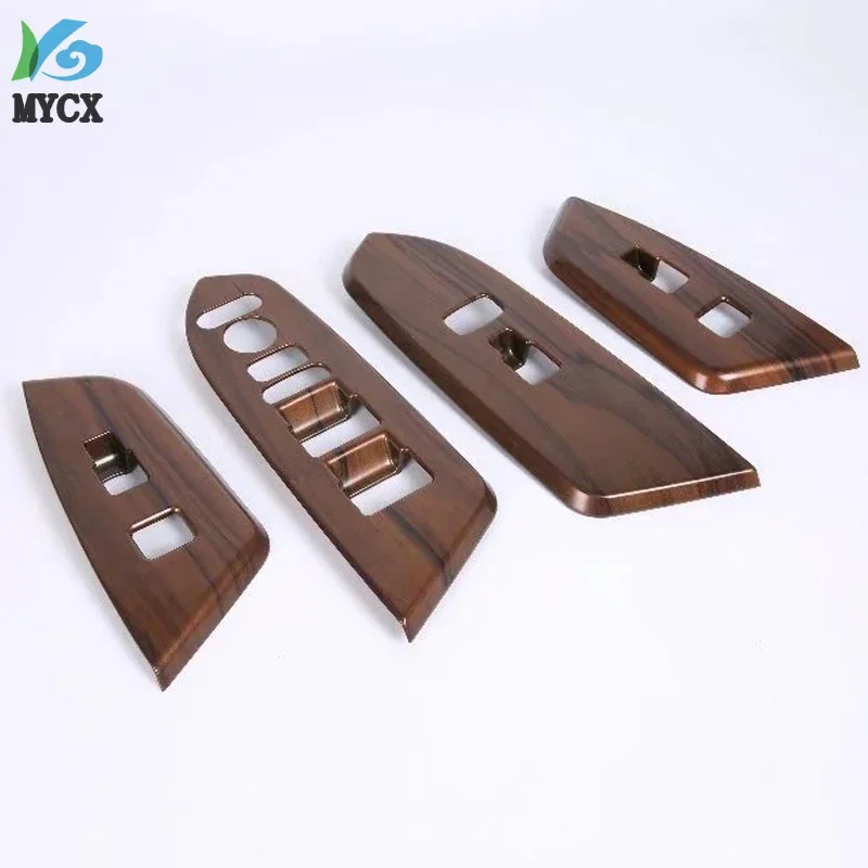 Fit for Honda CRV CR V 2017 2018 2019 4PCS modified glass switch decorative ABS plating decorative stripe patch