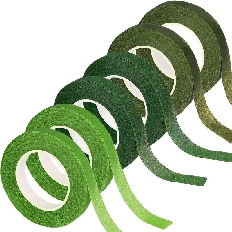 

Green Floral Tape 1/2inch X 180 Yard Flower Tape 6 Rolls Wraps For Crafts Projects Arrangement Arts Florist Wedding Women Men