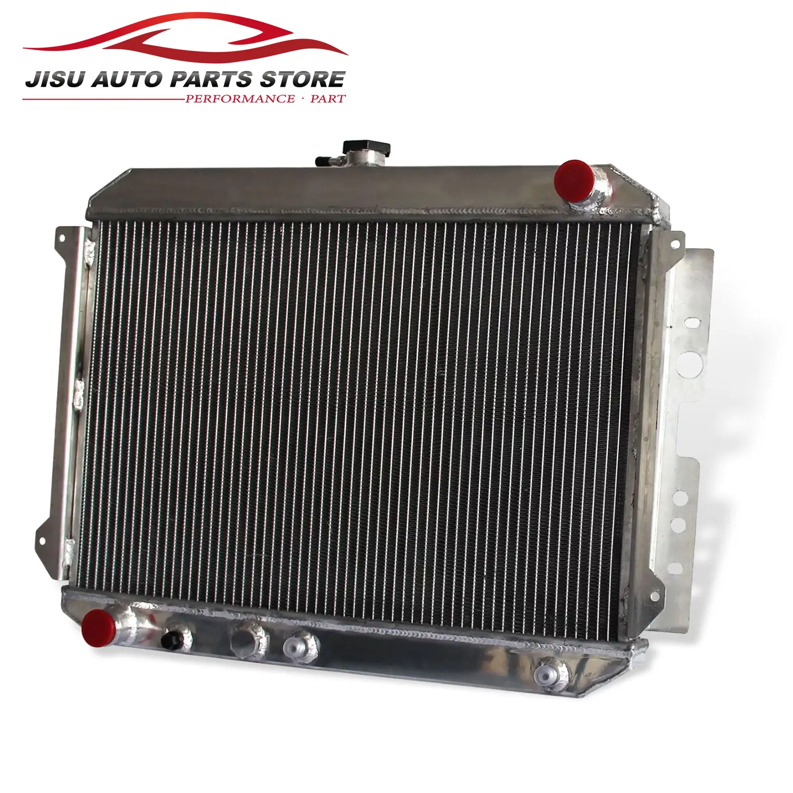 2 ROW Aluminum Radiator For Mazda B2000 B2200 2.2L 2.0L L4 1982-1984 1986-1993 AT