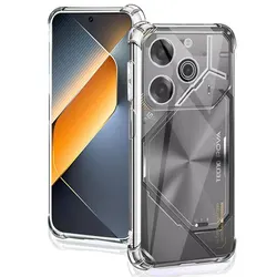 For Tecno Pova 6 Pro Case Silicone Soft Clear Shockproof Back Cover For Tecno Pova 6 Clear Phone Case on Pova6Pro Bumper Funda