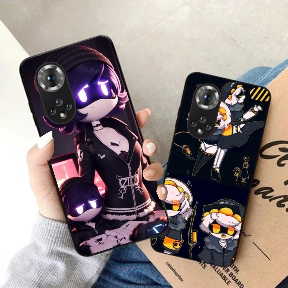 Murder Drones Mobile Cell Phone Case for Honor 90 70 50 20 7S X9 X8 X7 Magic 4 3 Pro Black Soft Phone Cover Funda