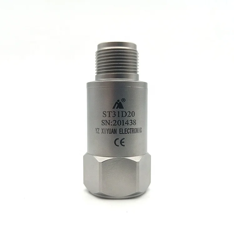 0~20mm/s Integrated 4-20mA Transmitter Velocity Vibration Sensor Integrated Velocity and Temperature Composite Sensor